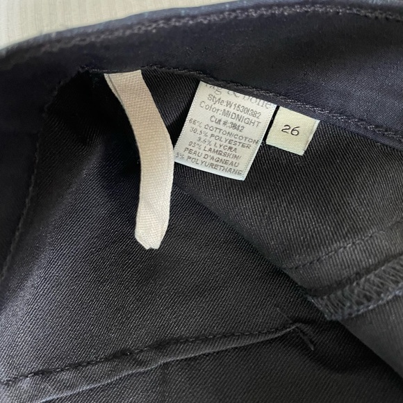 Ray & Bone Straight/Skinny Jean w/Leather Trim - Picture 8 of 8